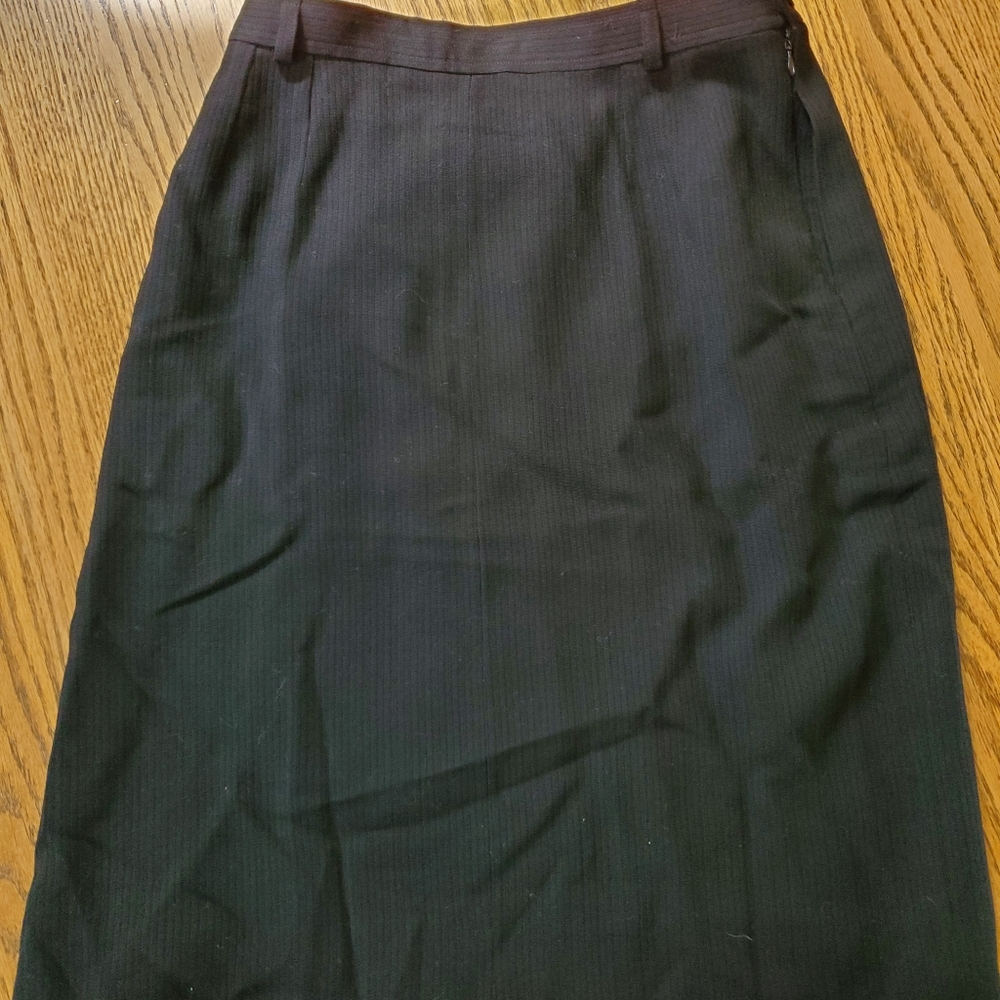 NWT vintage black Yves Saint Laurent skirt size 40.